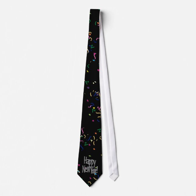 HAPPY NEW YEAR! Text Image Tie (Front)