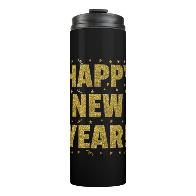 Happy New Year Thermal Tumbler (Front)
