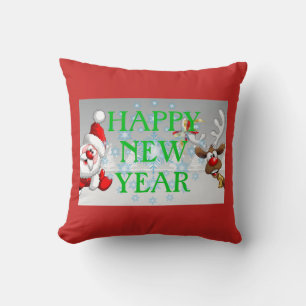 Happy New Year Throw Pillow