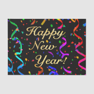 "Happy New Year!" Tissue Paper