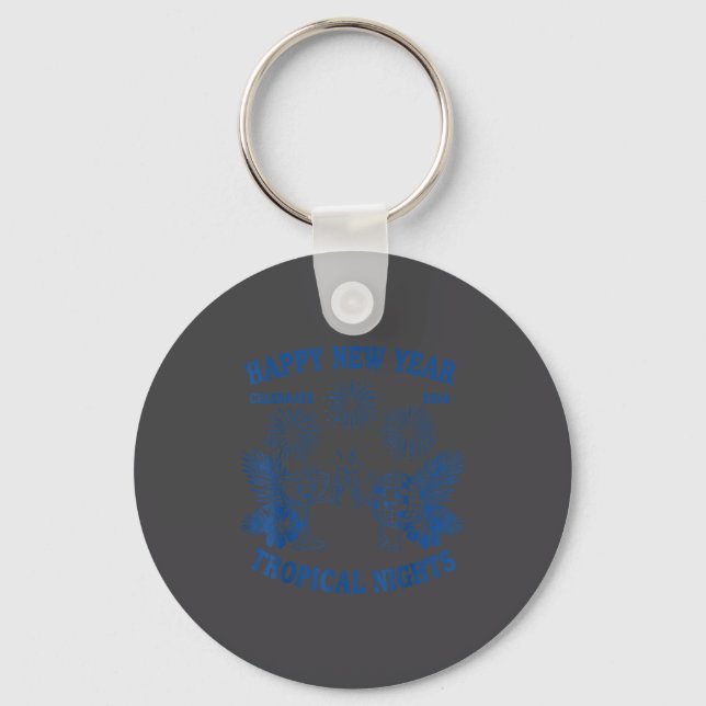 Happy New Year Trocal Nights 2026 Celebration  Key Ring (Front)