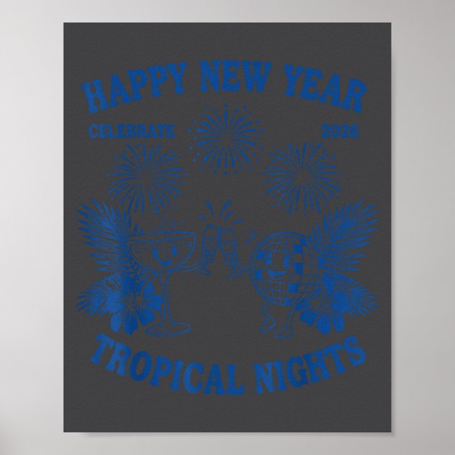 Happy New Year Trocal Nights 2026 Celebration  Poster (Front)