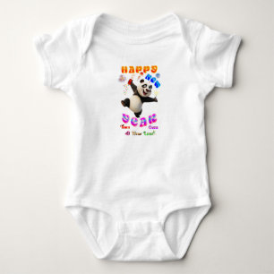 Happy New Year Turn Over A New Leaf Baby Bodysuit