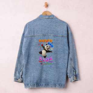 Happy New Year Turn Over A New Leaf Denim Jacket