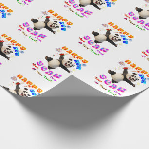 Happy New Year Turn Over A New Leaf Wrapping Paper