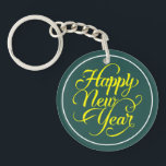 Happy New Year Typography-16465 Key Ring<br><div class="desc">Happy New Year Typography-16465</div>