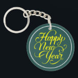 Happy New Year Typography-16465 Key Ring<br><div class="desc">Happy New Year Typography-16465</div>