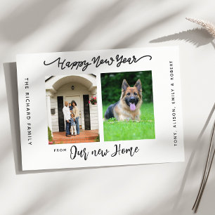 Happy New Year We'v Moved Moving Announcement