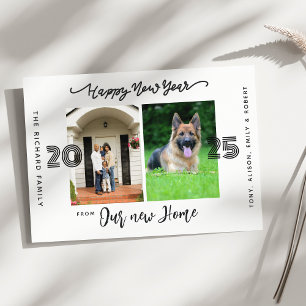 Happy New Year We'v Moved Moving Announcement