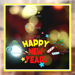 Happy New Year Window Cling