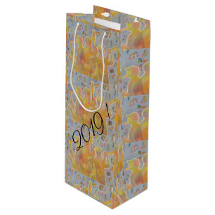 HAPPY NEW YEAR ! WINE GIFT BAG