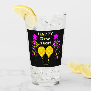 Happy New Year Wishes Glass Tumbler