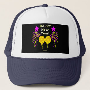 Happy New Year Wishes Trucker Hat
