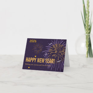 Happy New Year– Wishing You Success and Love Card