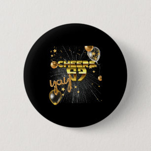 Happy New Year With A 6 7 Zoomer Meme Vibe. 2026 C 6 Cm Round Badge