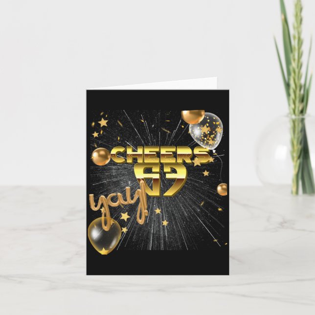 Happy New Year With A 6 7 Zoomer Meme Vibe. 2026 C Card (Front)