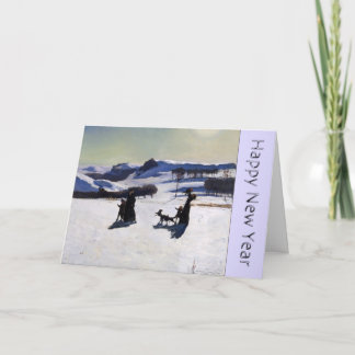 Happy New Year with an American Painter GC Holiday Card