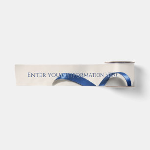 Happy New Year with Elegant Metallic Ribbons style Satin Ribbon
