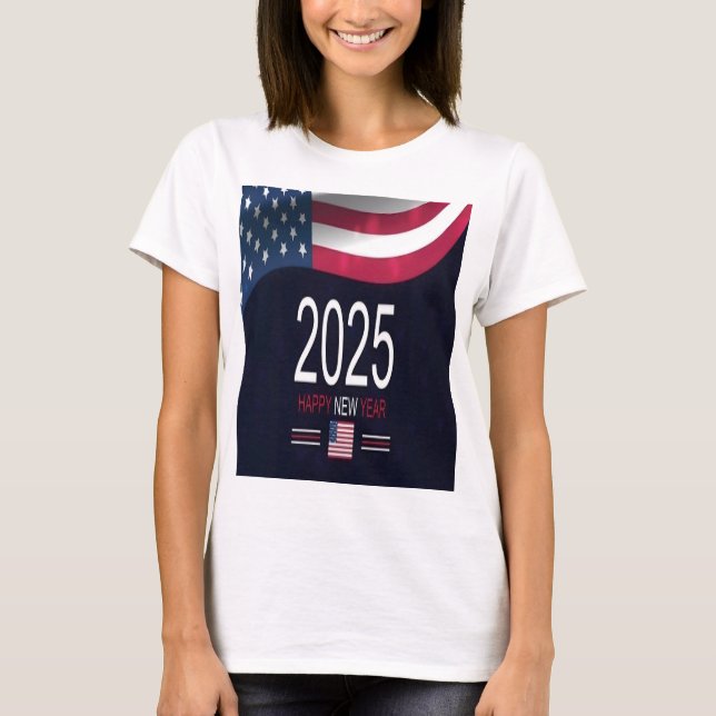 HAPPY NEW YEAR WOMAN’S USA SHIRT (Front)