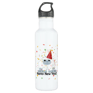 Happy New Year Yeti 710 Ml Water Bottle