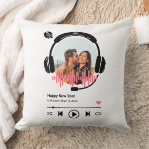 Happy New Year Your Favourite Song Cushion