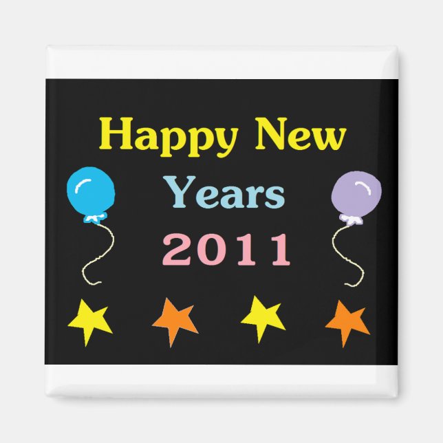 Happy New Years 2011 Magnet (Front)
