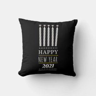 Happy New Years 2021 Sparklers Cushion