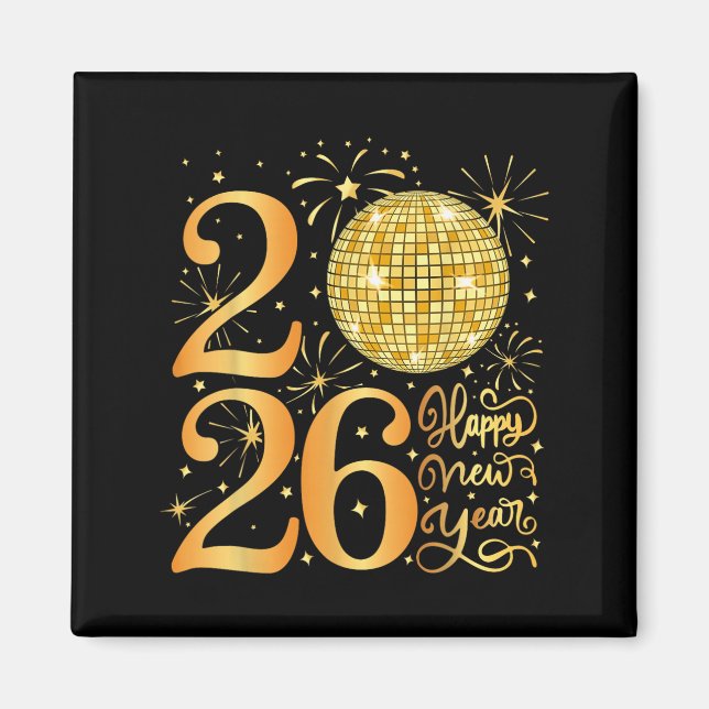 Happy New Years 2026  Magnet (Front)