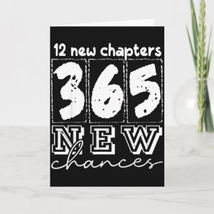 Happy New Years Chapters 365 Chances 2026 Funny Card