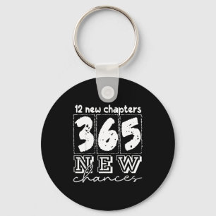 Happy New Years Chapters 365 Chances 2026 Funny  Key Ring