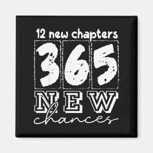 Happy New Years Chapters 365 Chances 2026 Funny Magnet