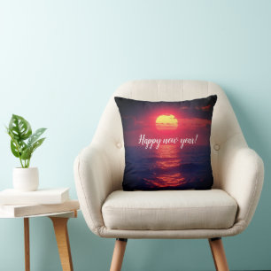 Happy new years cushion