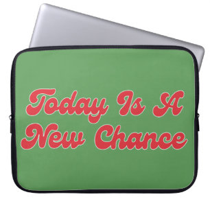 Happy New Year's Day Today Is A New Chance Laptop Sleeve