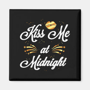 Happy New Year's Eve Nye 2022 Party Kiss  Magnet