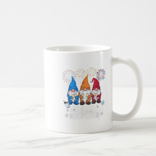 Happy New Years Eve Party Gnomes Matching Family O Coffee Mug (Right)