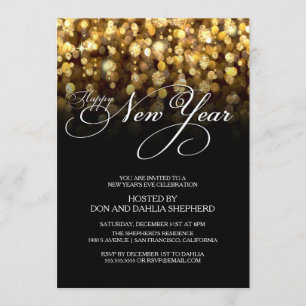 Happy New Year's Eve Party Invitation