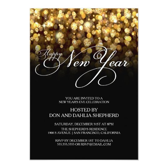 Happy New Year's Eve Party Invitation | Zazzle.com.au