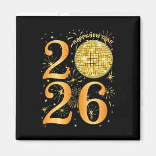 Happy New Years Fireworks 2026 New Year's Eve Part Magnet
