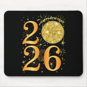 Happy New Years Fireworks 2026 New Year's Eve Part Mouse Pad