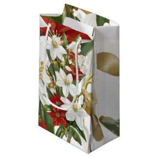 Happy New Years Gift Bag, Floral Gift Bag