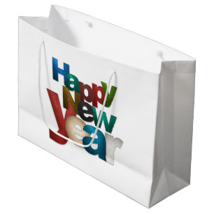 Happy New Years Large Gift Bag