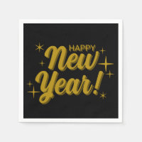 Happy New Years Napkins