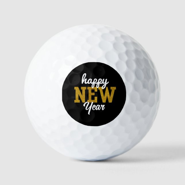Happy New YearT-Shirt Golf Balls (Front)