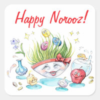 Happy Norooz Haft Sin funny table