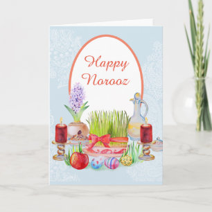 Happy Norooz Haft Sin Holiday Card