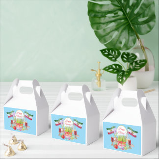 Happy Norooz Haft Sin with Lion and Sun Flags Favour Box