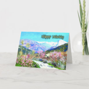 Happy Norooz. Persian New Year Fine Art Holiday Card