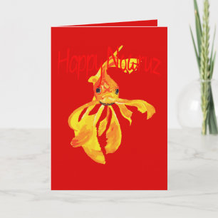 Happy Nowruz Fantail Goldfish Card