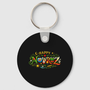 Happy Nowruz for Persian New Year Norooz Men Women Key Ring