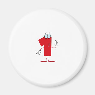 Happy Number 1 Magnet
